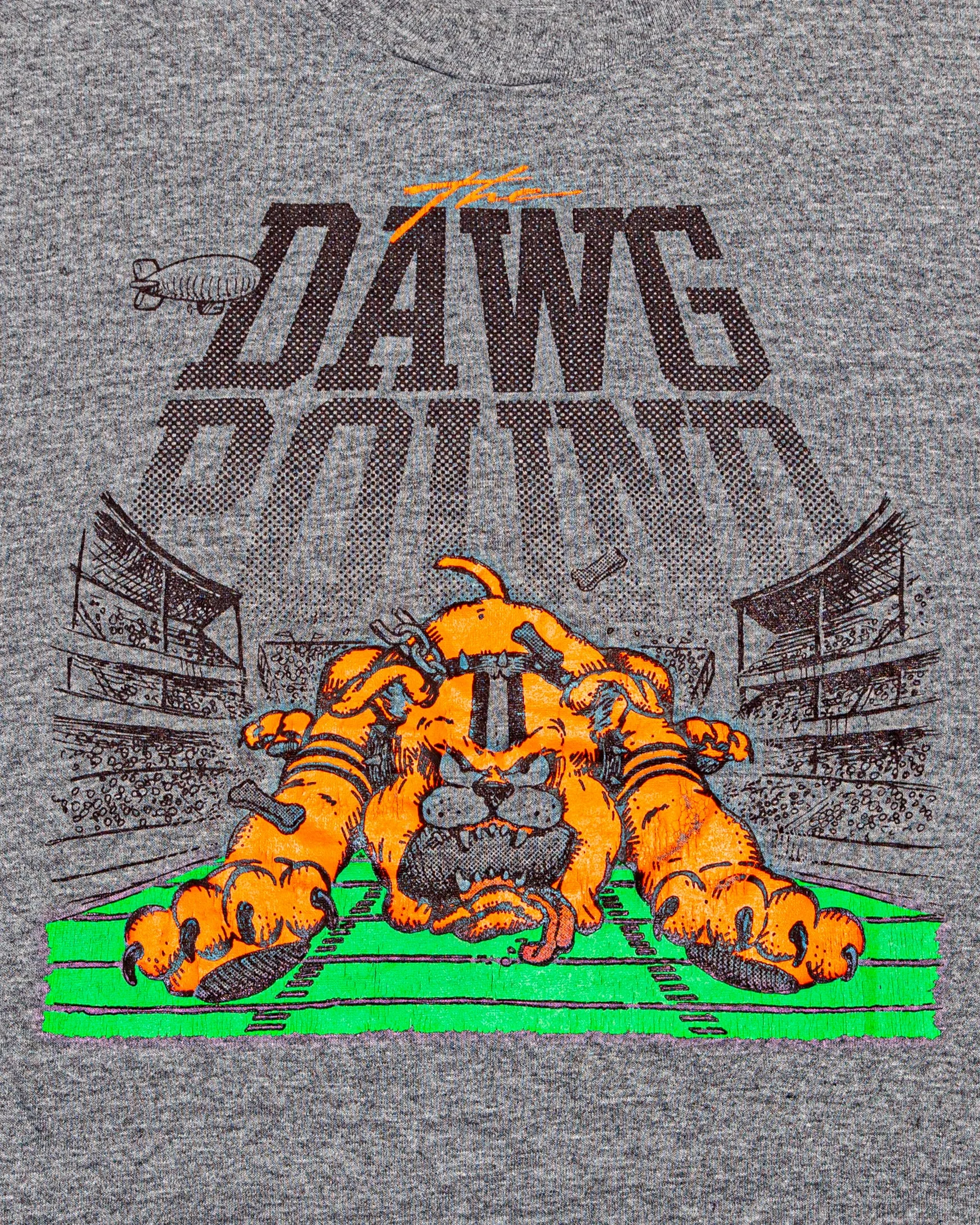 1980s Cleveland Browns The Dawg Pound Vintage Tri-Blend T-Shirt