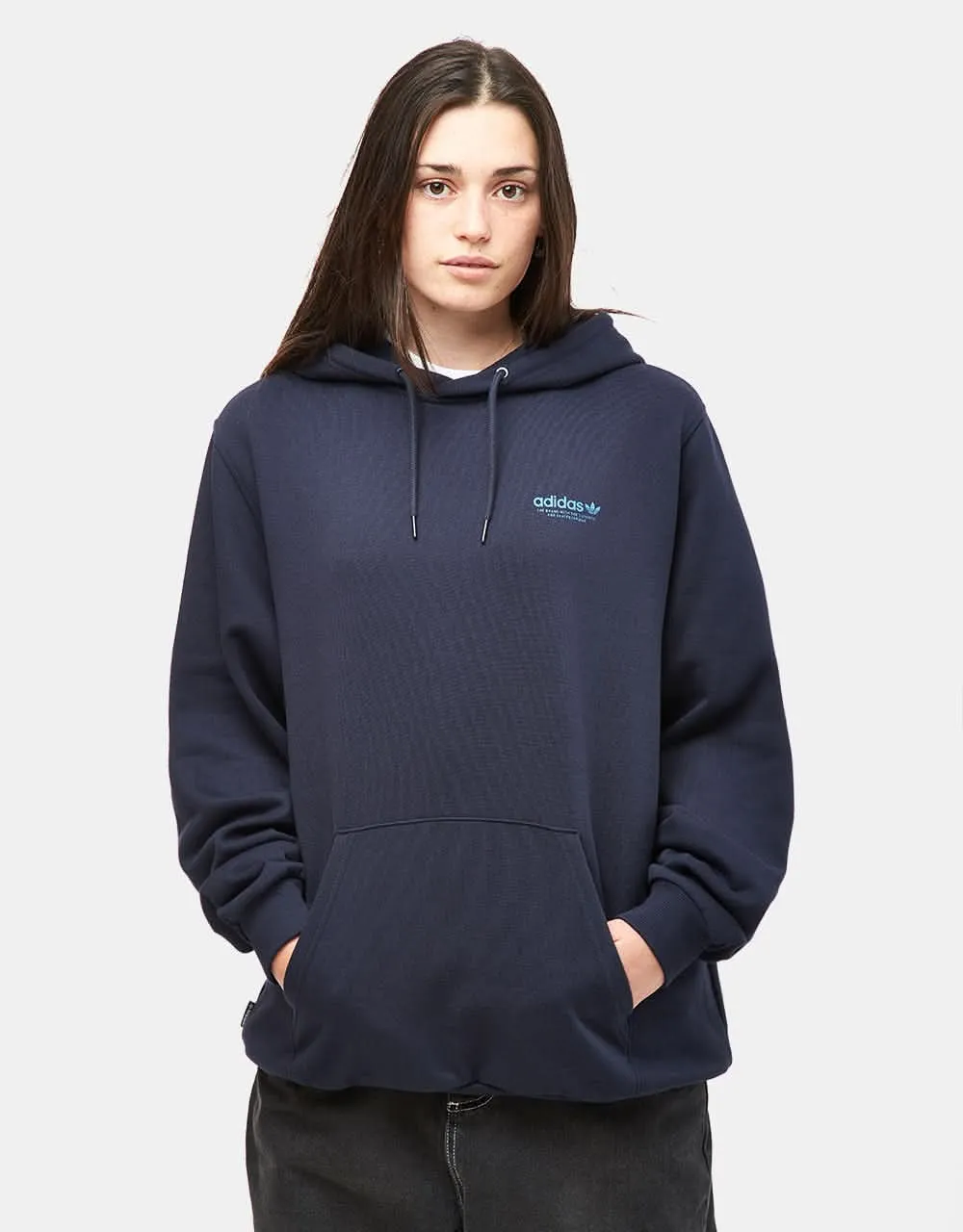 Adidas 3 Star Pullover Hoodie - Legend Ink