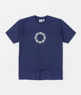 Adidas Pinwheel T-Shirt - Tech Indigo / Off White