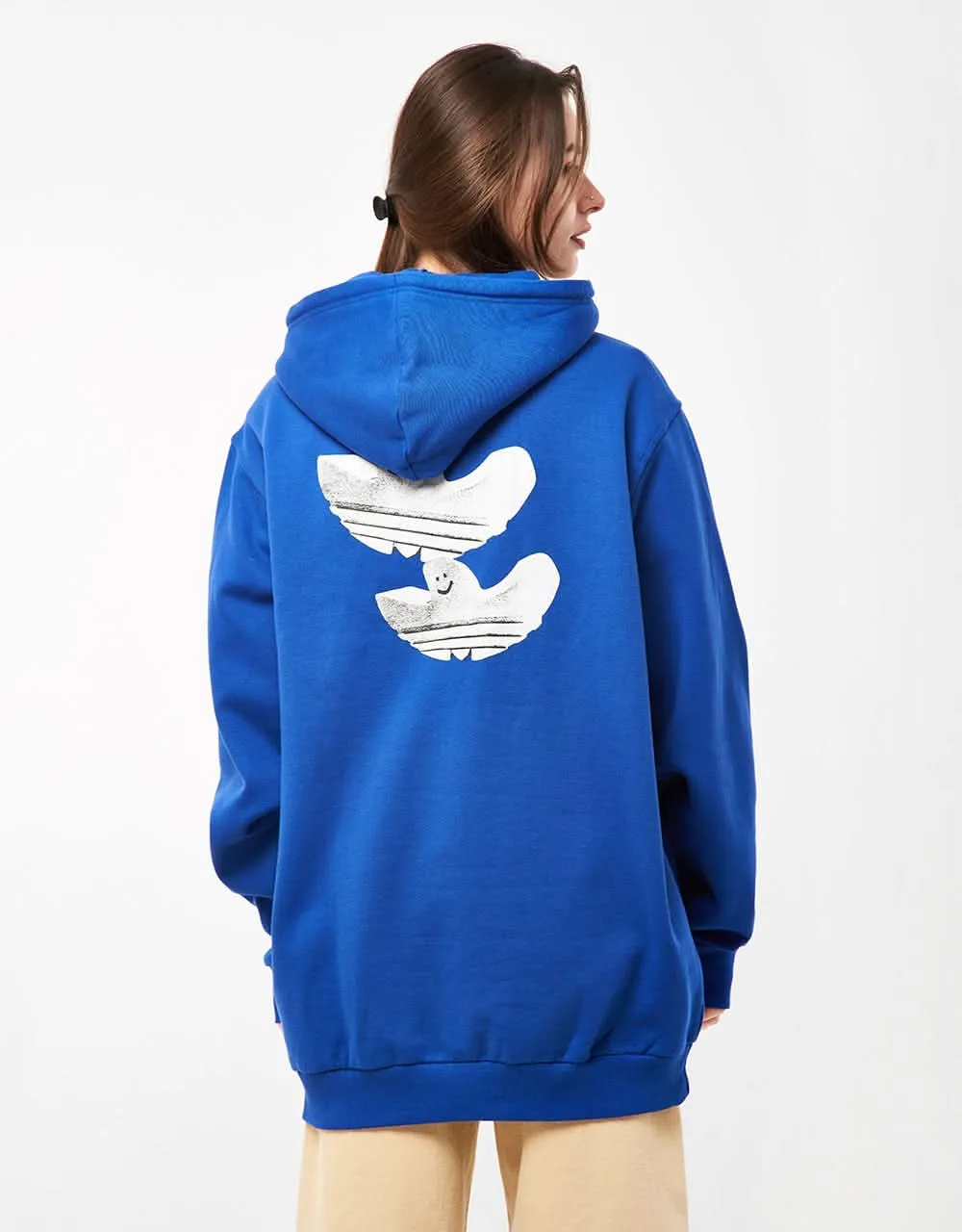 adidas Shmoofoil Monument Pullover Hoodie - Team Royal Blue/White/Black