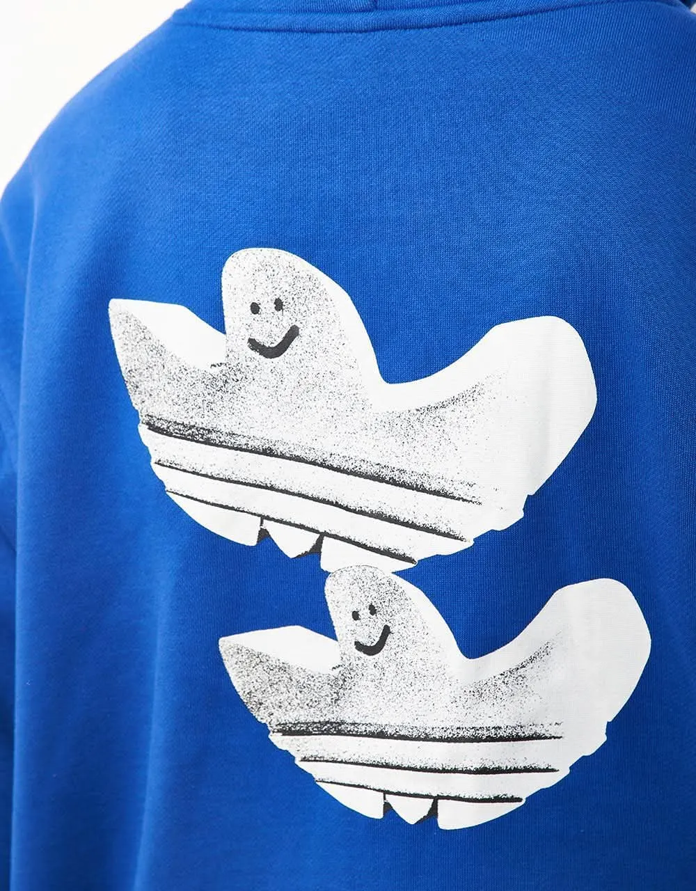 adidas Shmoofoil Monument Pullover Hoodie - Team Royal Blue/White/Black