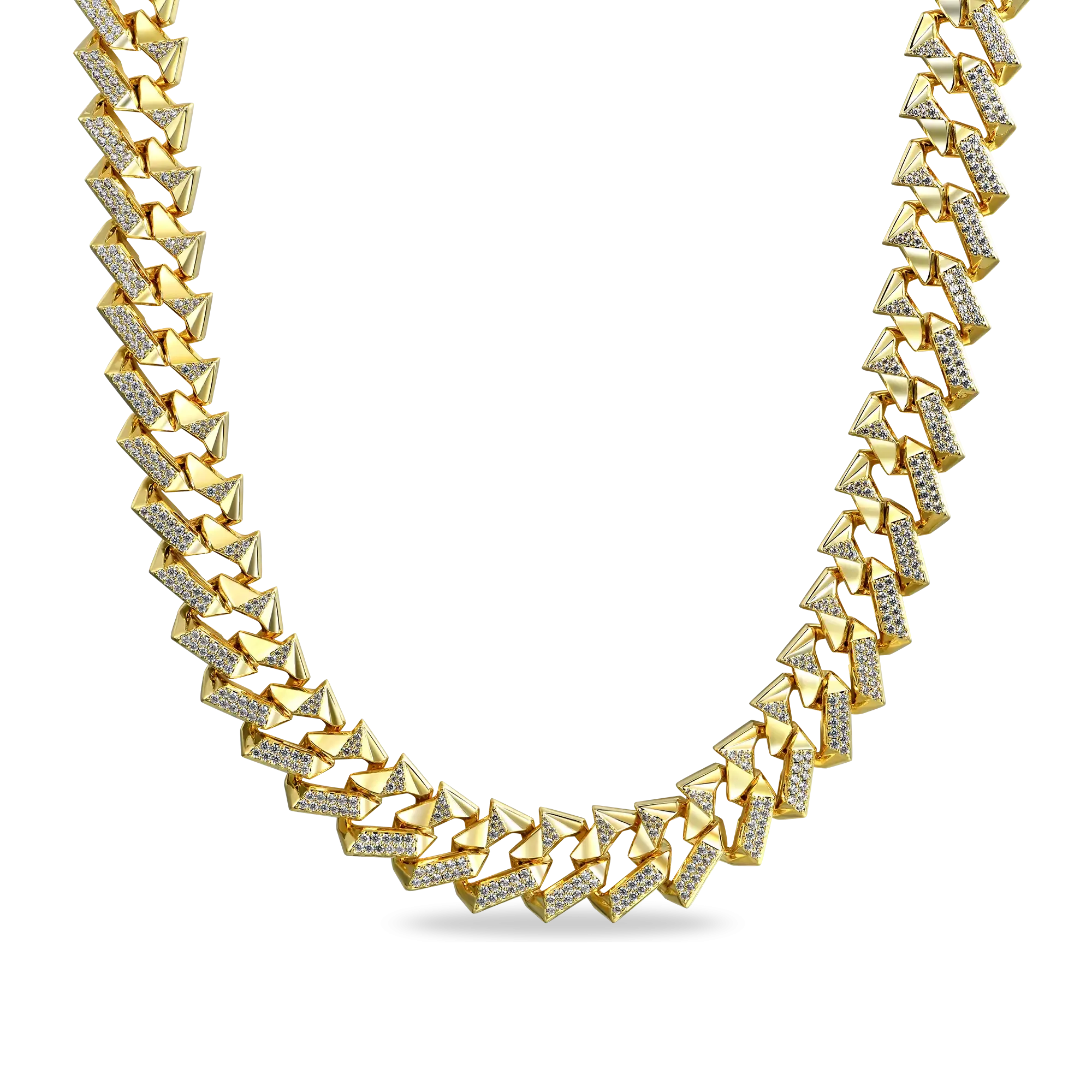 Aporro A  Iced Out Cuban Chain - 19mm