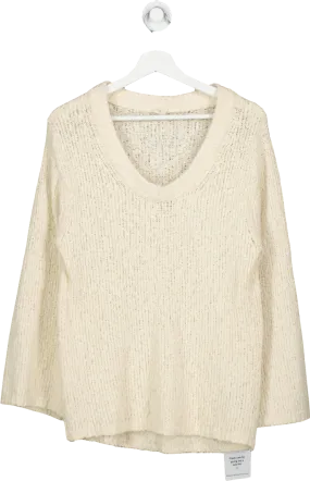 Arket Cream Bouclé Jumper UK XS