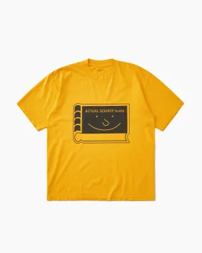 AS Happy Book Tee Yellow