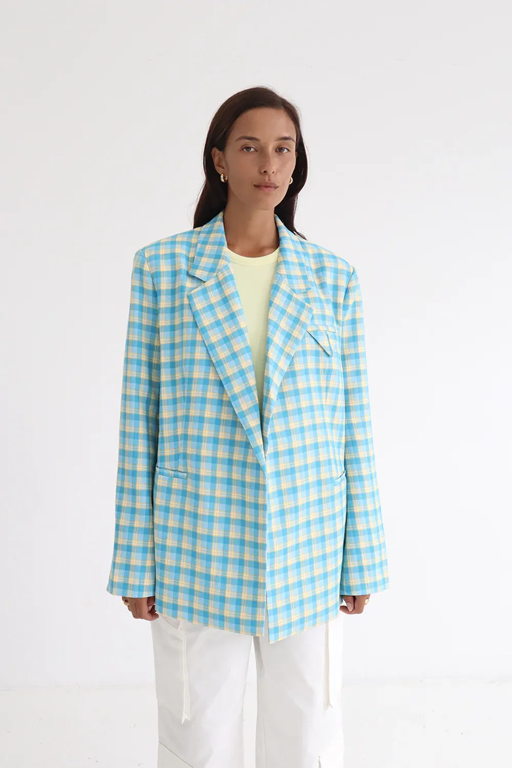 BLANCA Samantha Blazer BLUE/YELLOW