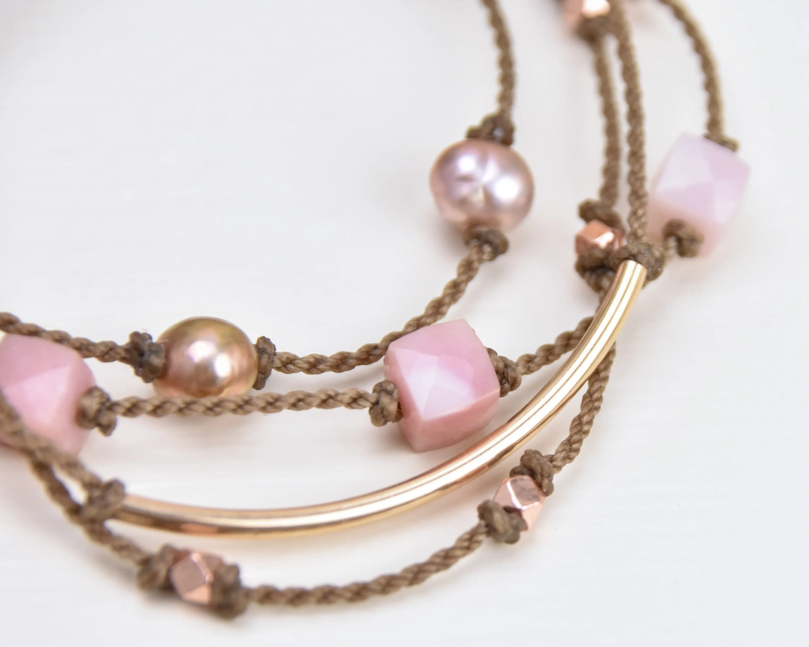 Blushing - Bracelet Stack