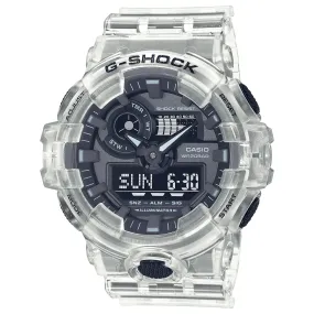 CASIO G-SHOCK GA700SKE-7A Clear Silver Transparent Pack Skeleton Watch GA700SK