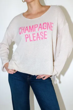 Champagne Please Sweater