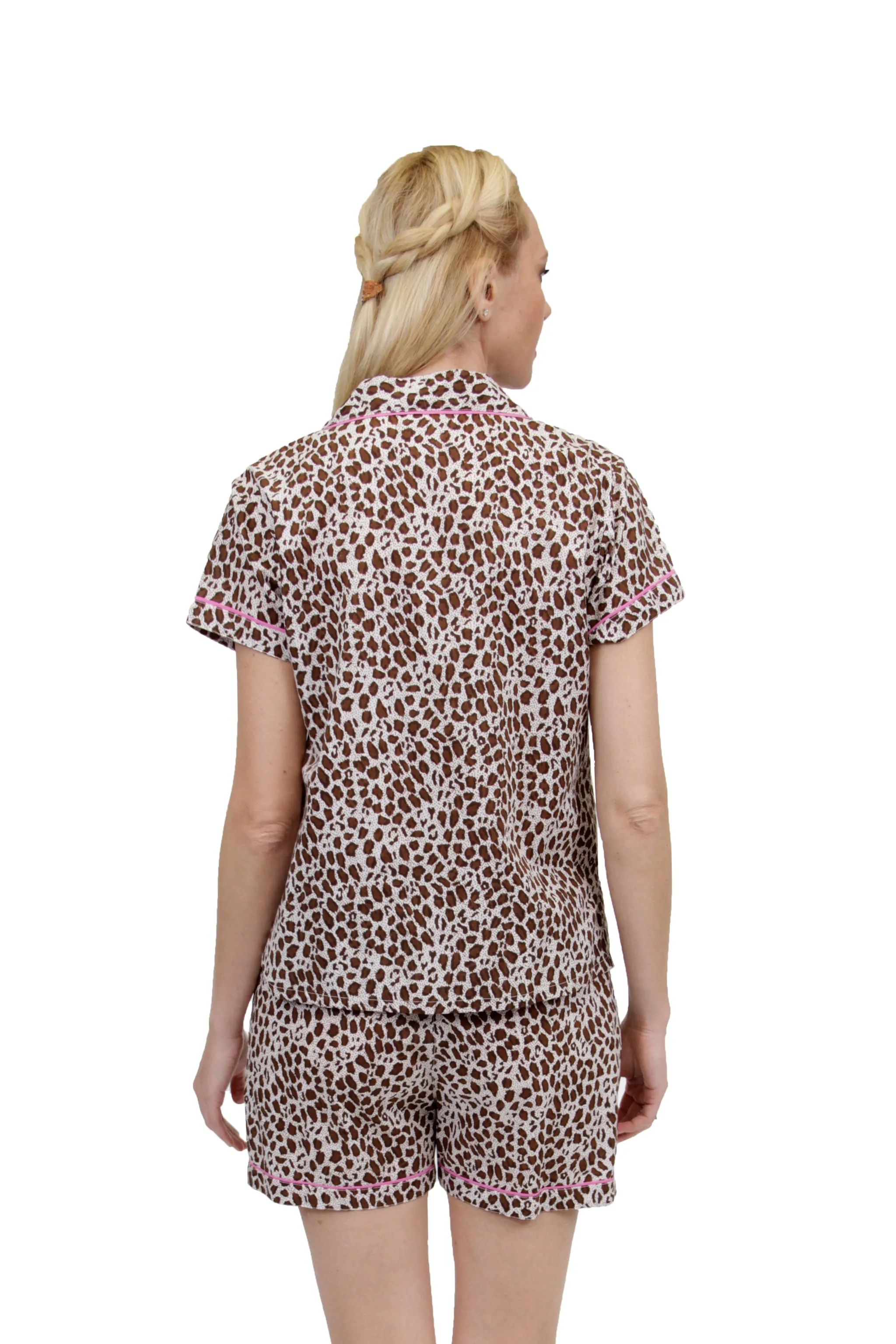 Cheetah Print Plus Size Pajamas