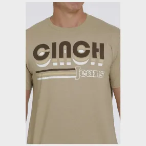 Cinch Mens Khaki Tee Shirt