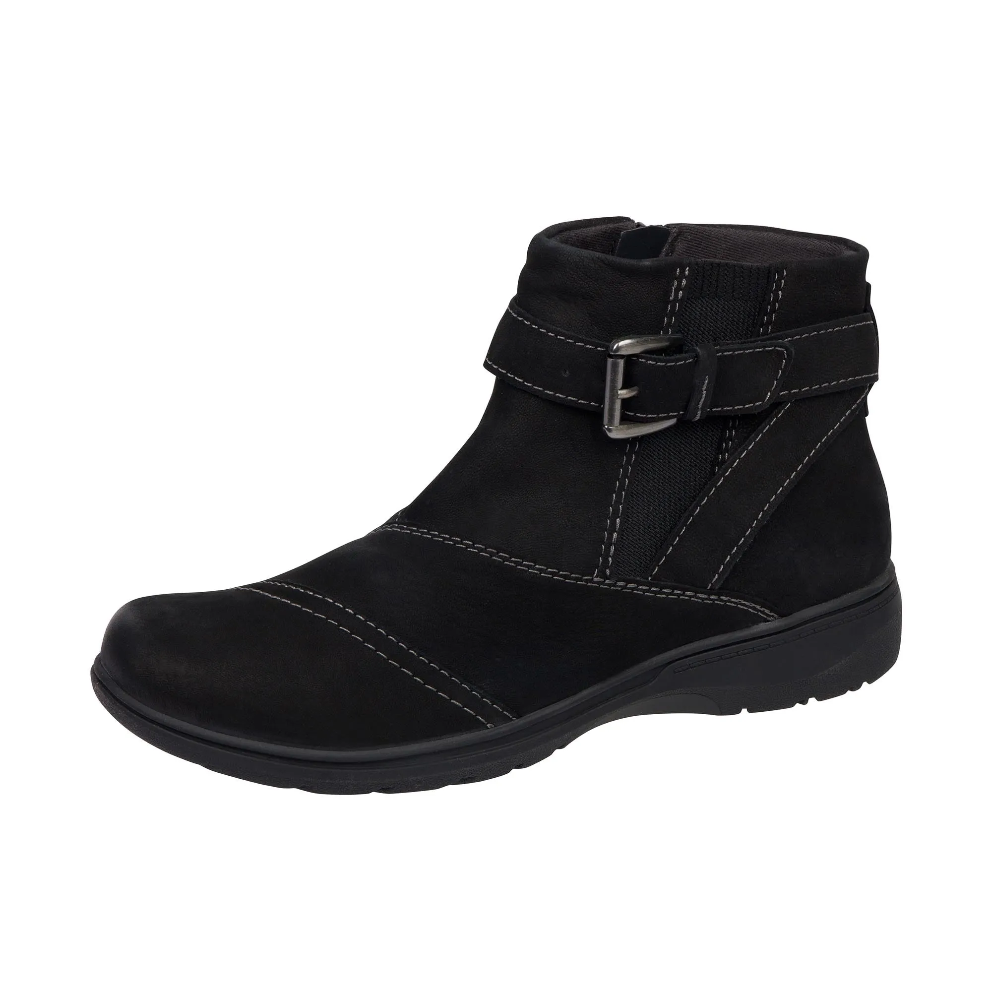 Clarks Womens Carleigh Dalia Black Nubuck