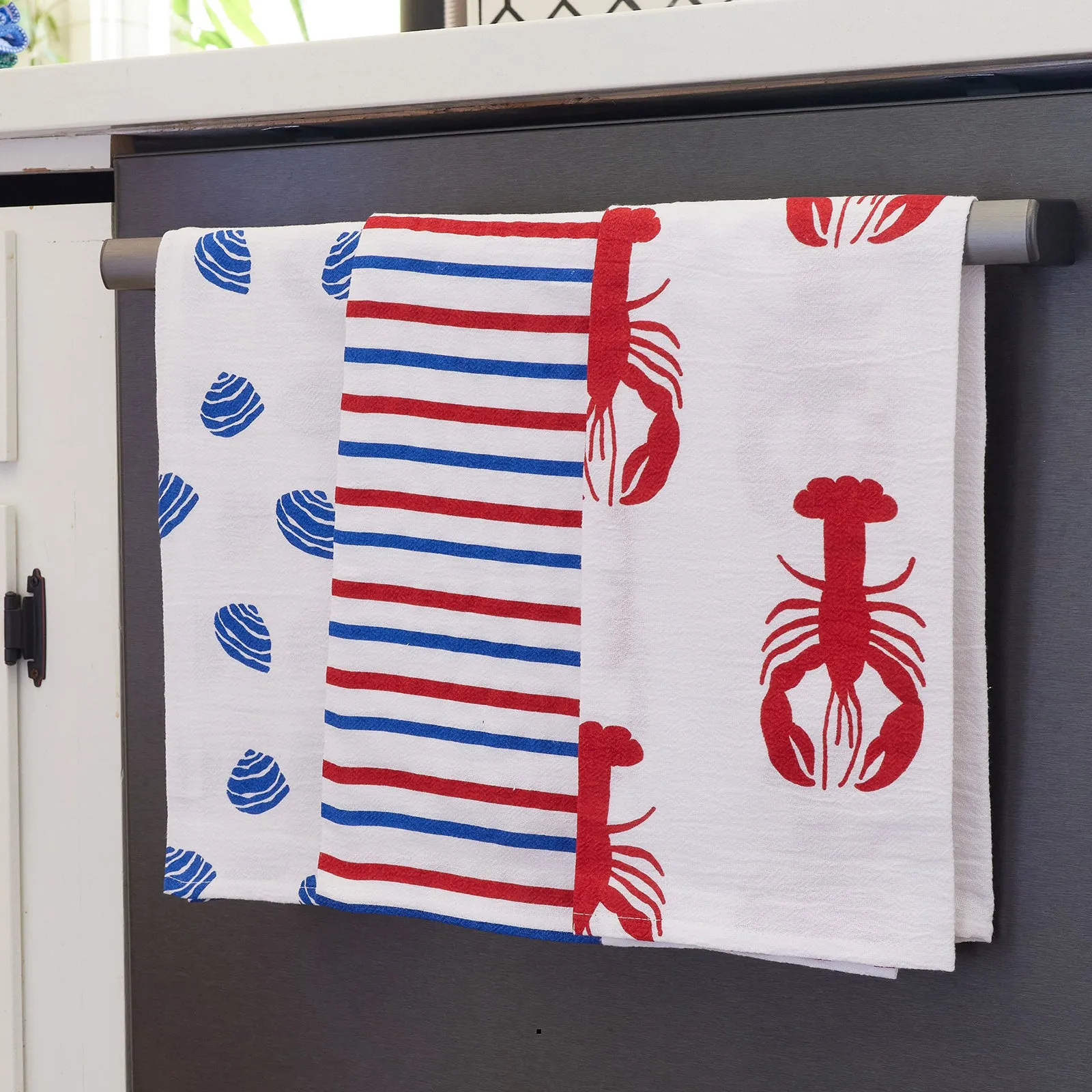 Coastal Kitchen Towel Set Of 3