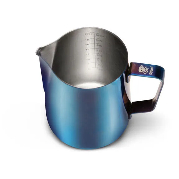 Colored Frothing Pitcher 20oz - Blue