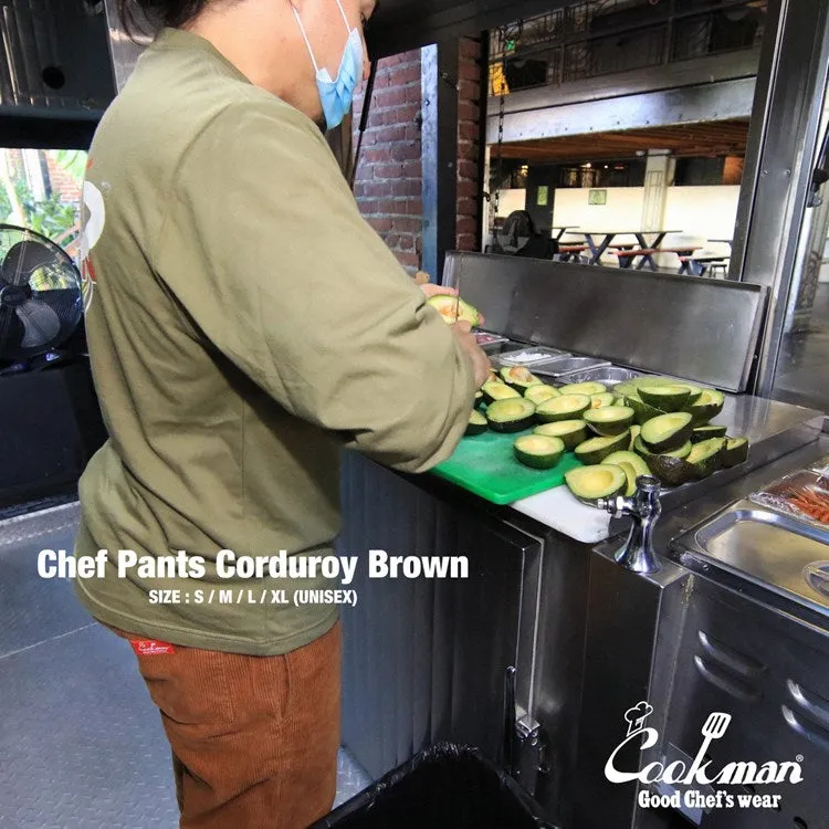 Cookman Chef Pants - Corduroy : Brown