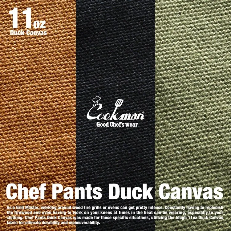 Cookman Chef Pants - Duck Canvas : Black