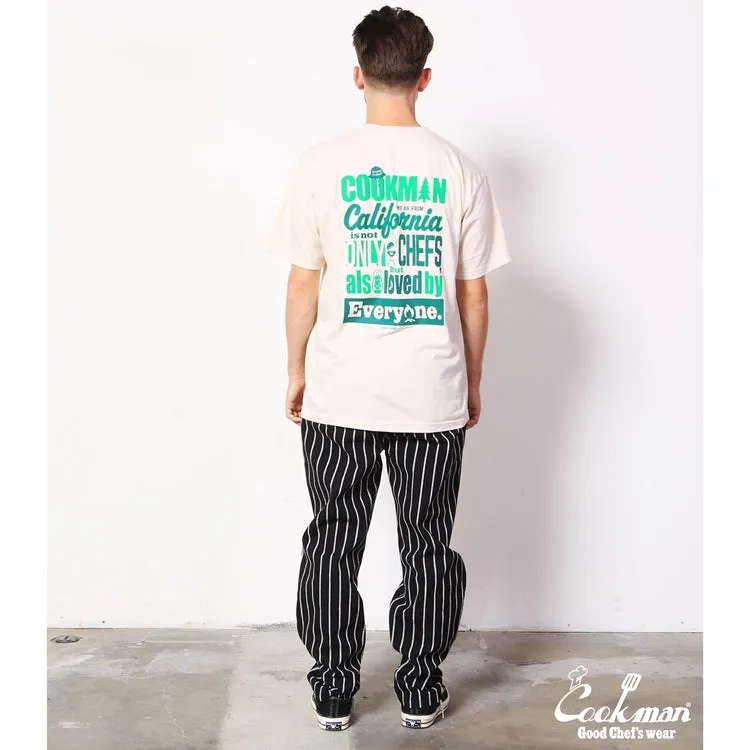 Cookman Chef Pants - Duck Canvas Stripe : Black