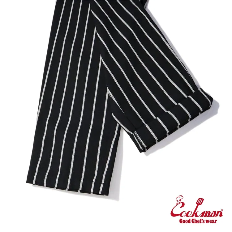 Cookman Chef Pants - Duck Canvas Stripe : Black