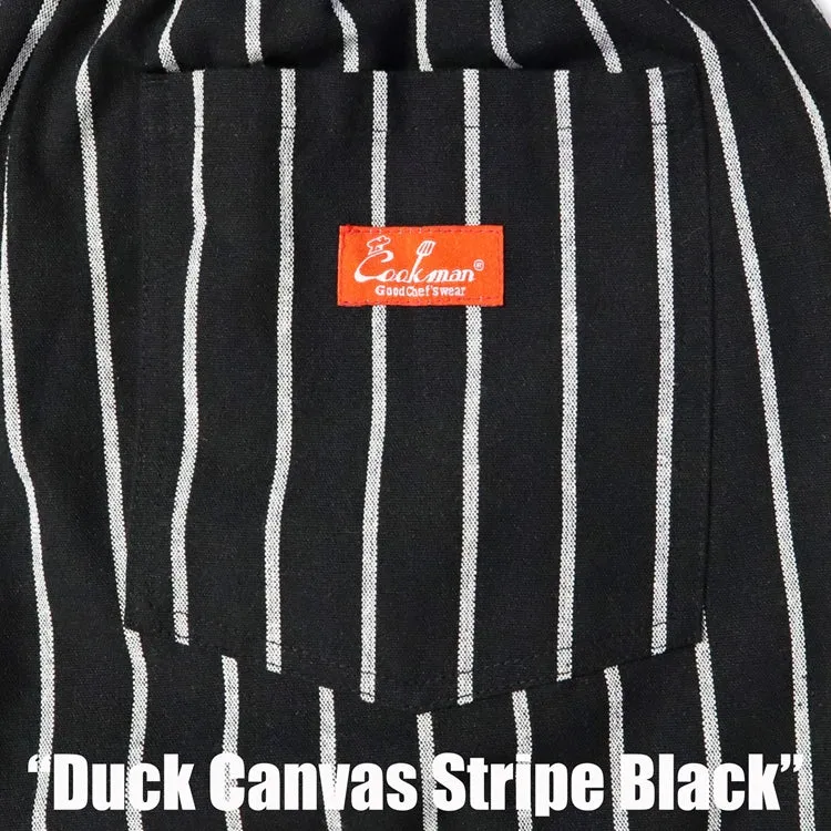 Cookman Chef Pants - Duck Canvas Stripe : Black