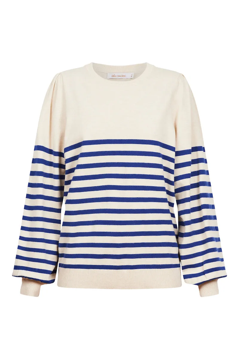 Cosmo Stripe Jumper, Creme