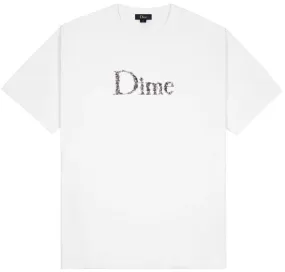 Dime Classic Skull Tee / White