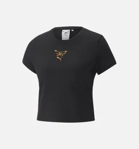 Dua Lipa Slim Tee Womens T-Shirt - Black