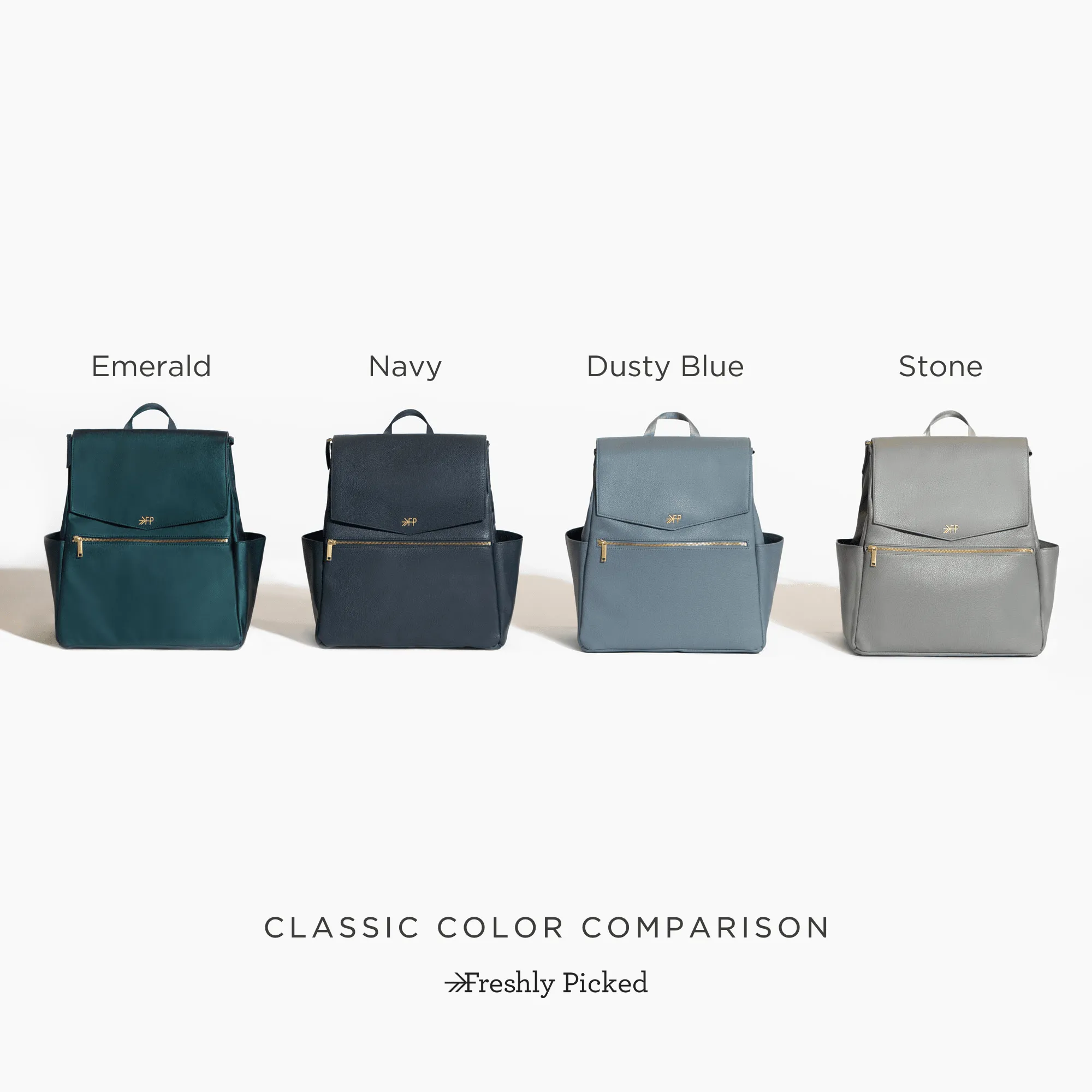 Dusty Blue Classic Diaper Bag II