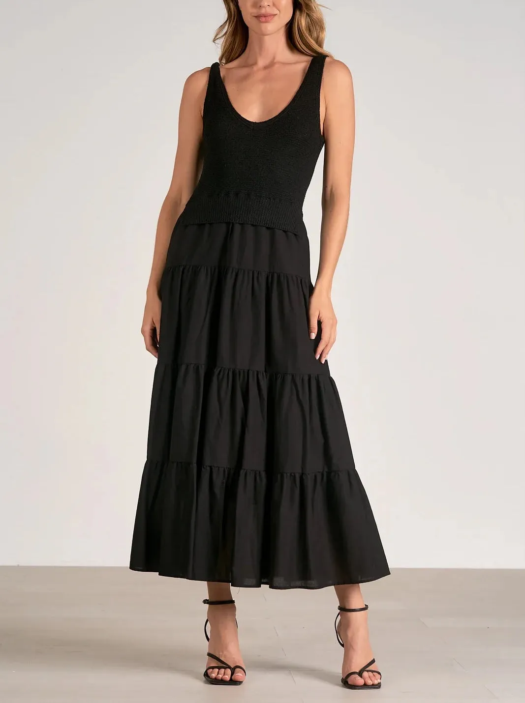 Elan Knit Top Maxi Dress