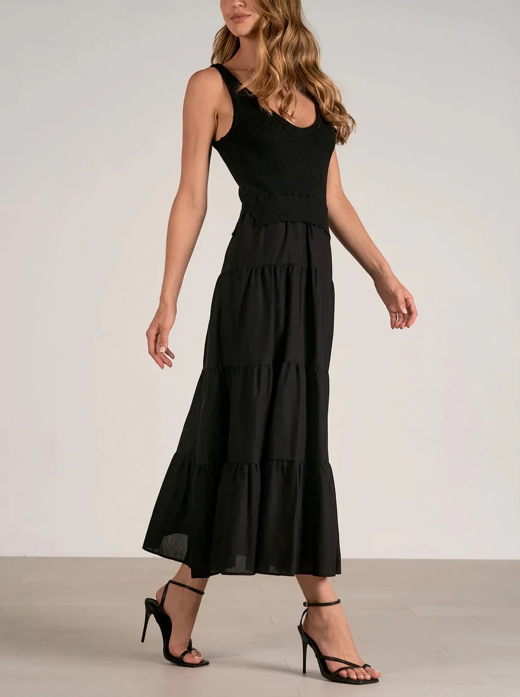 Elan Knit Top Maxi Dress