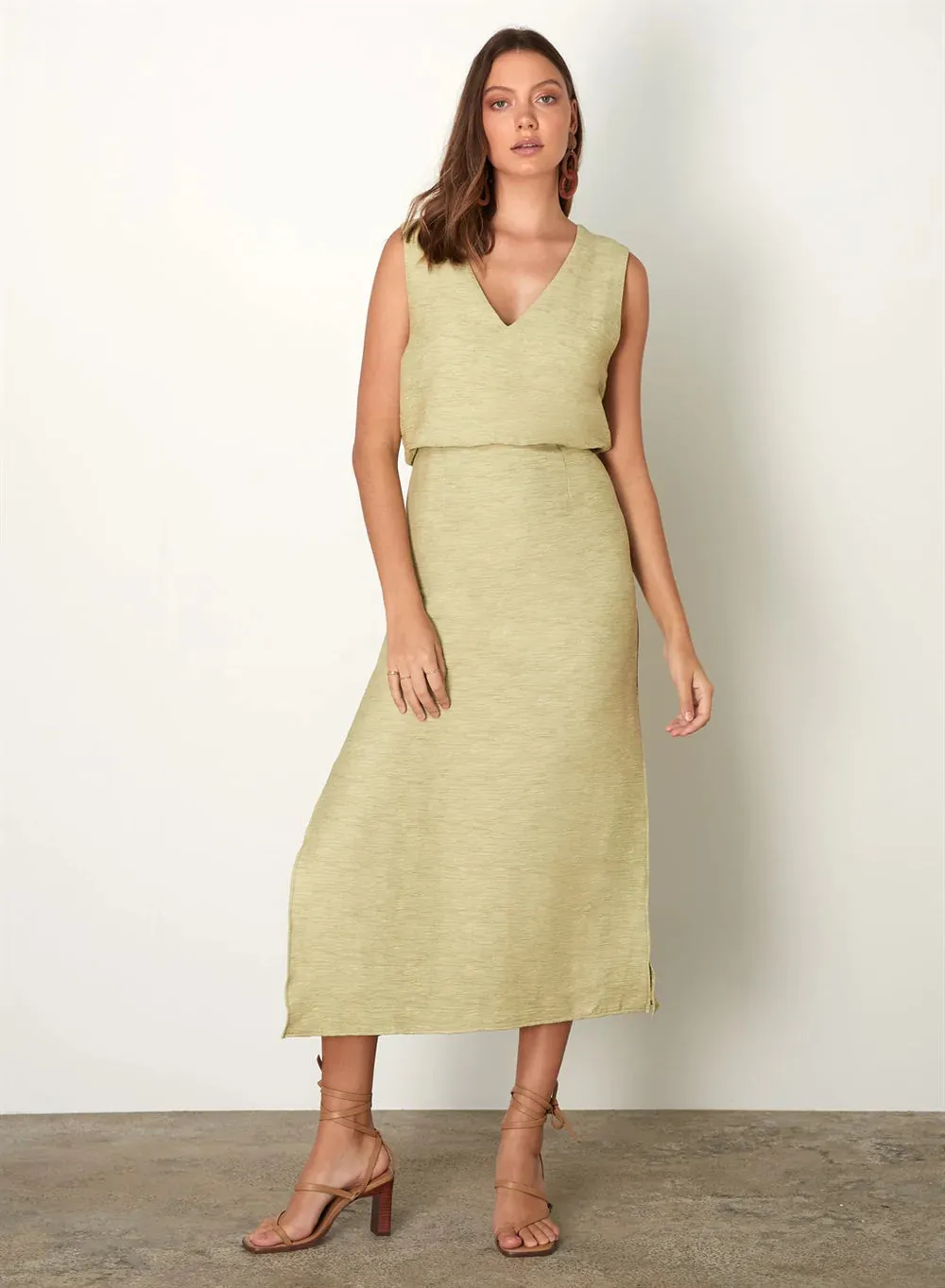 Esmaee Indiana Cove Dress - Pistachio