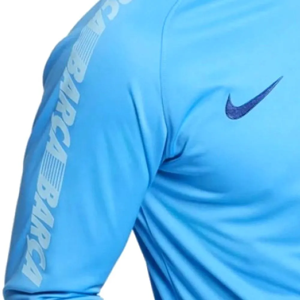 FC Barcelona soccer presentation Tracksuit light blue 2019 - Nike