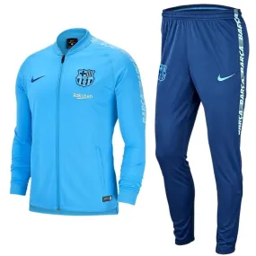 FC Barcelona soccer presentation Tracksuit light blue 2019 - Nike