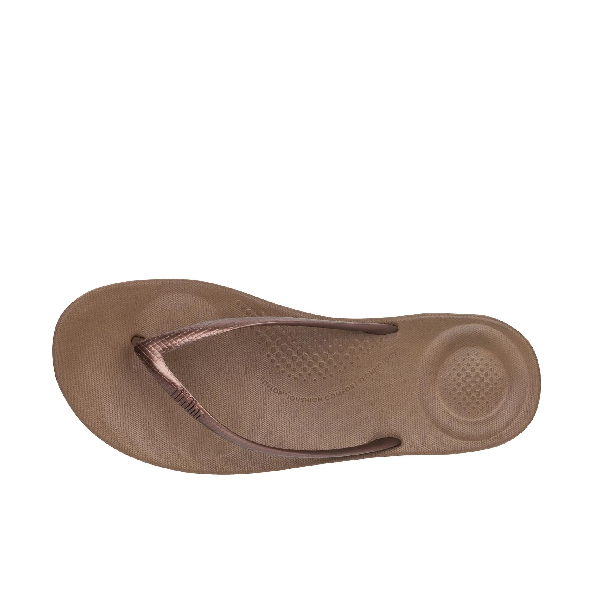 FitFlop Womens Iqushion Ergonomic Flip Flop Bronze