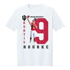 Indiana Hoosiers Football Student Athlete Spotlight T-Shirt #9 Kurtis Rourke