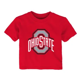 Infant Ohio State Buckeyes Primary Logo Scarlet T-Shirt