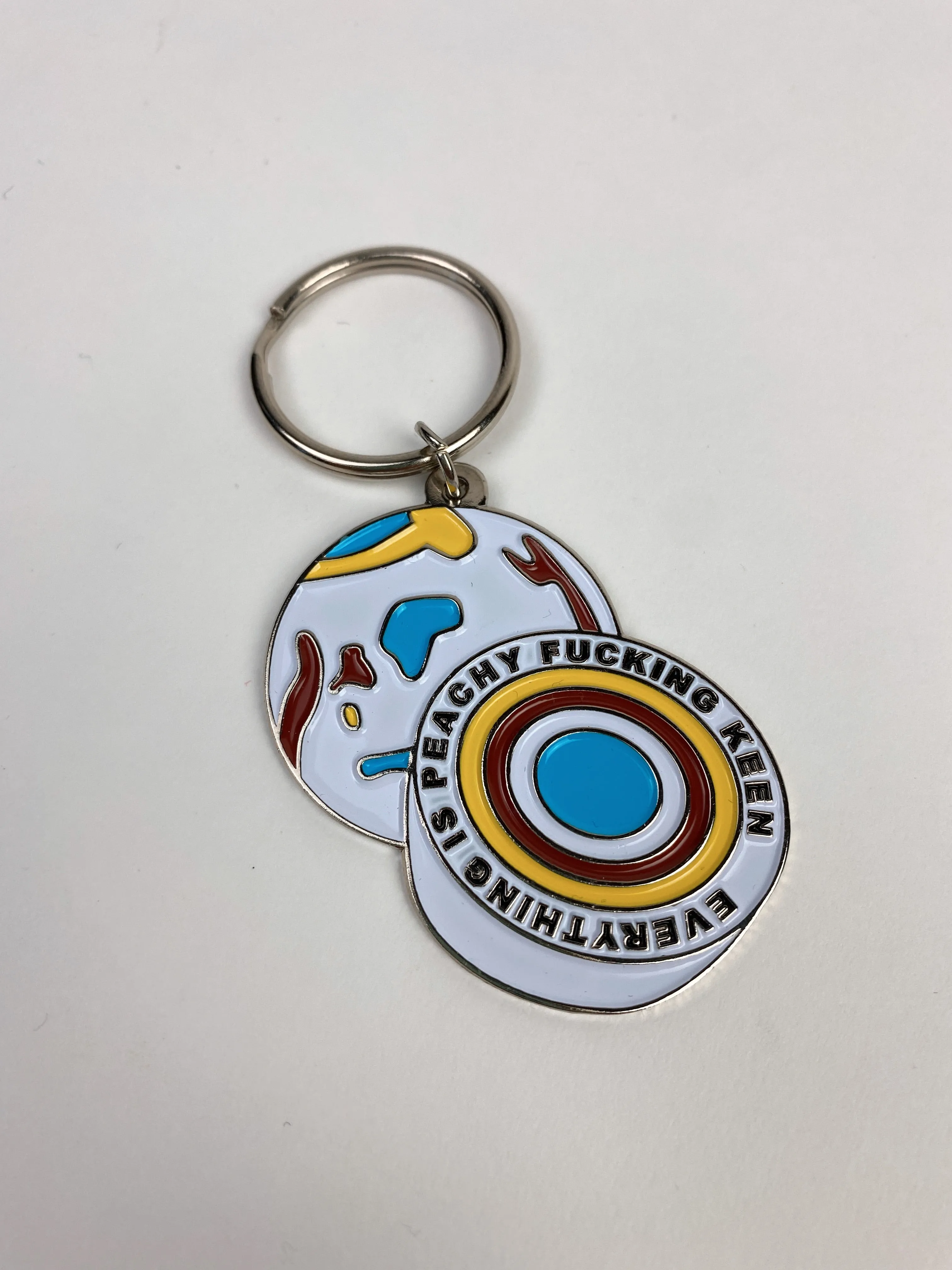 Jawbreaker Everything is Peachy F-ing Keen Key Chain