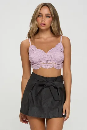 Jr Bralette Lace - Lavender