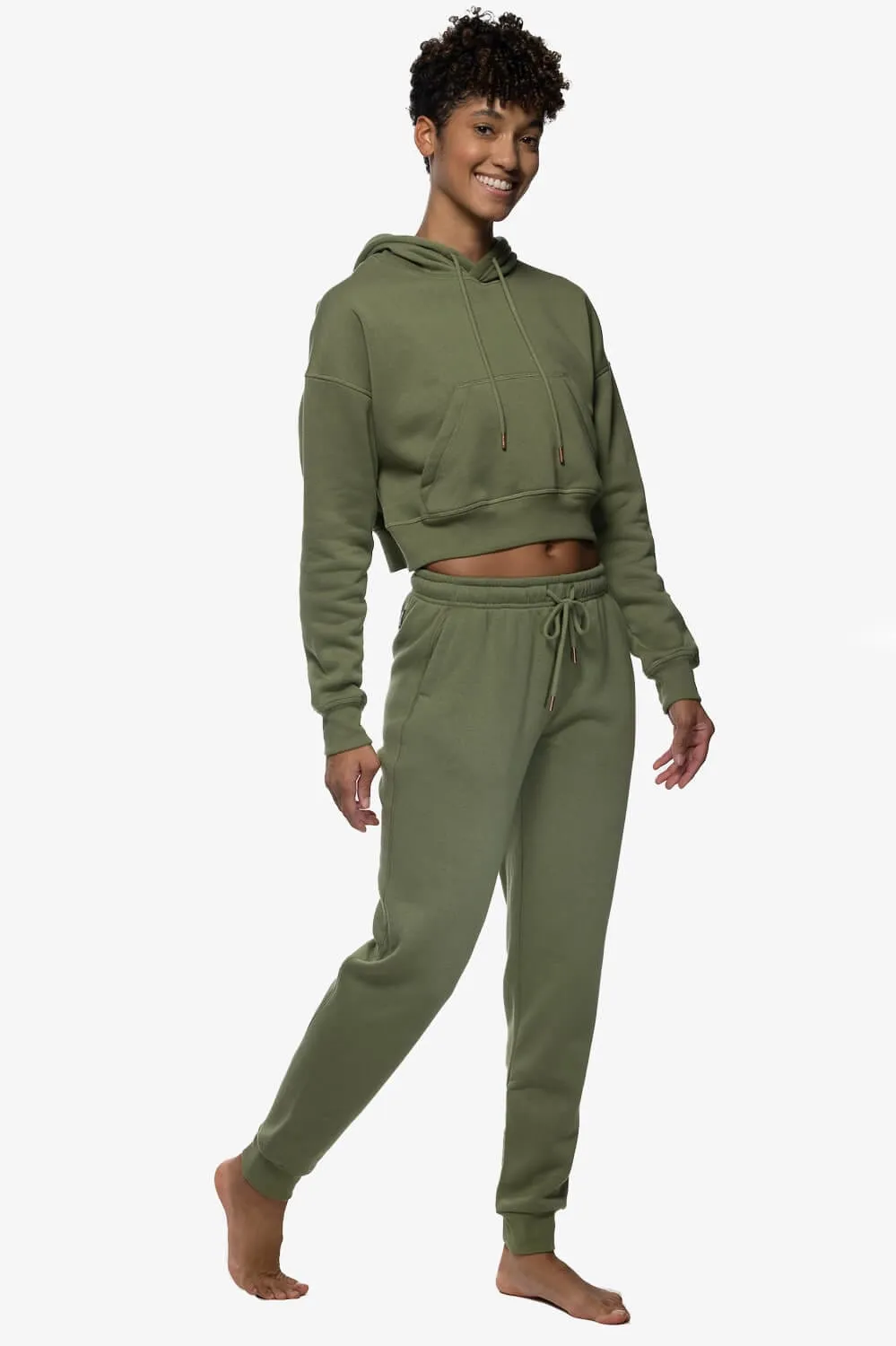 Juliet Fleece Cuffed Sweatpants Solids