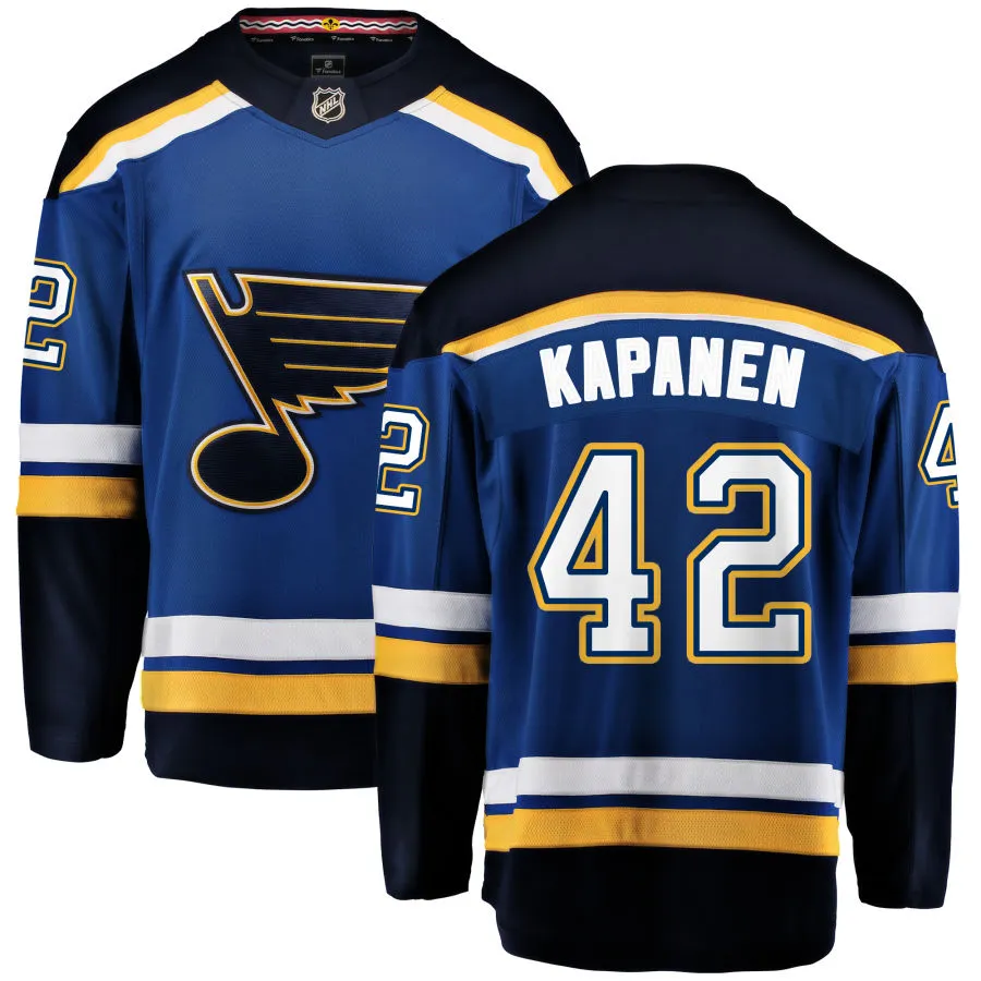 Kasperi Kapanen St. Louis Blues Fanatics Branded Home Breakaway Jersey - Blue