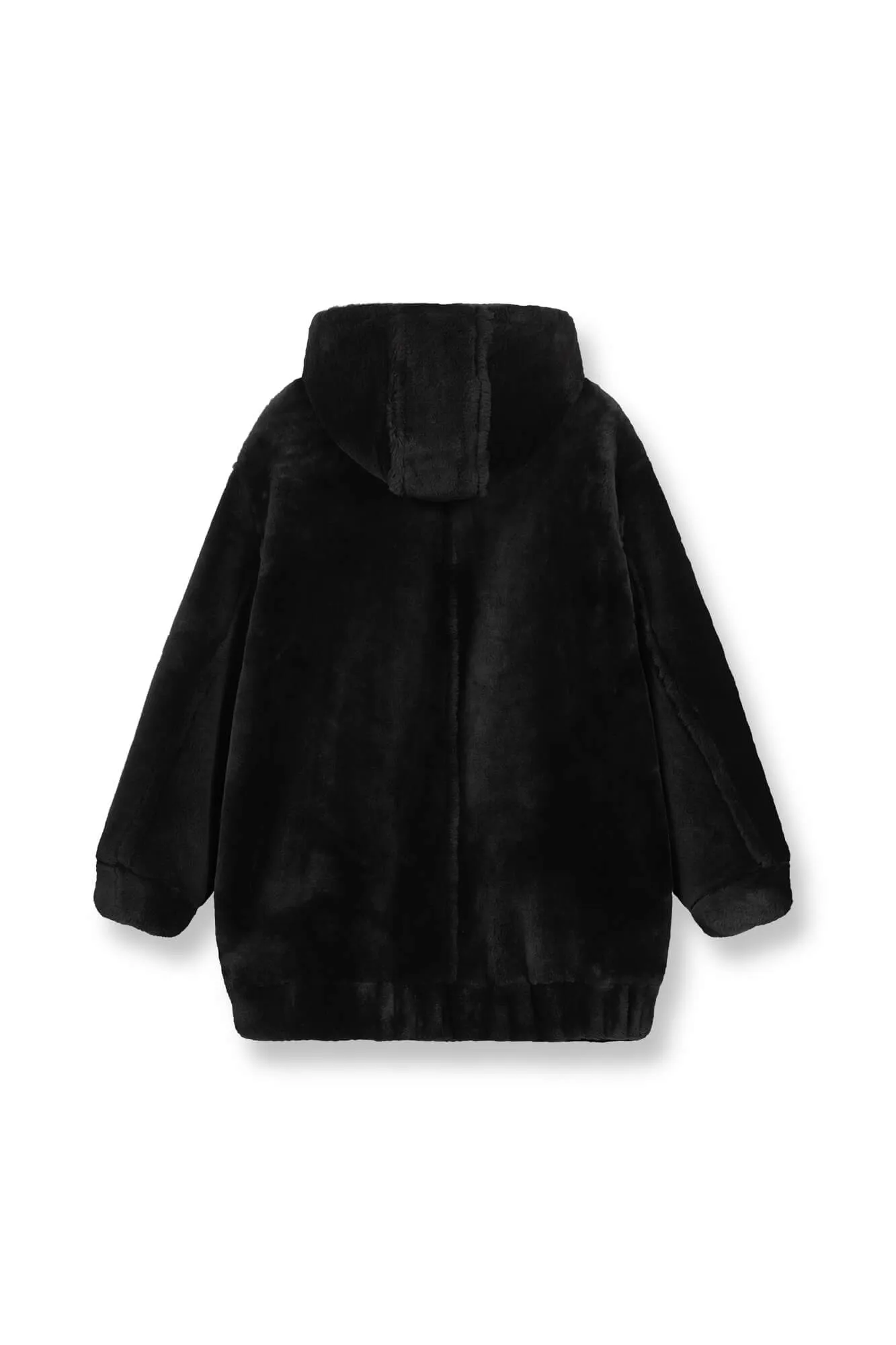 Lammfelljacke Shirley (Schwarz)