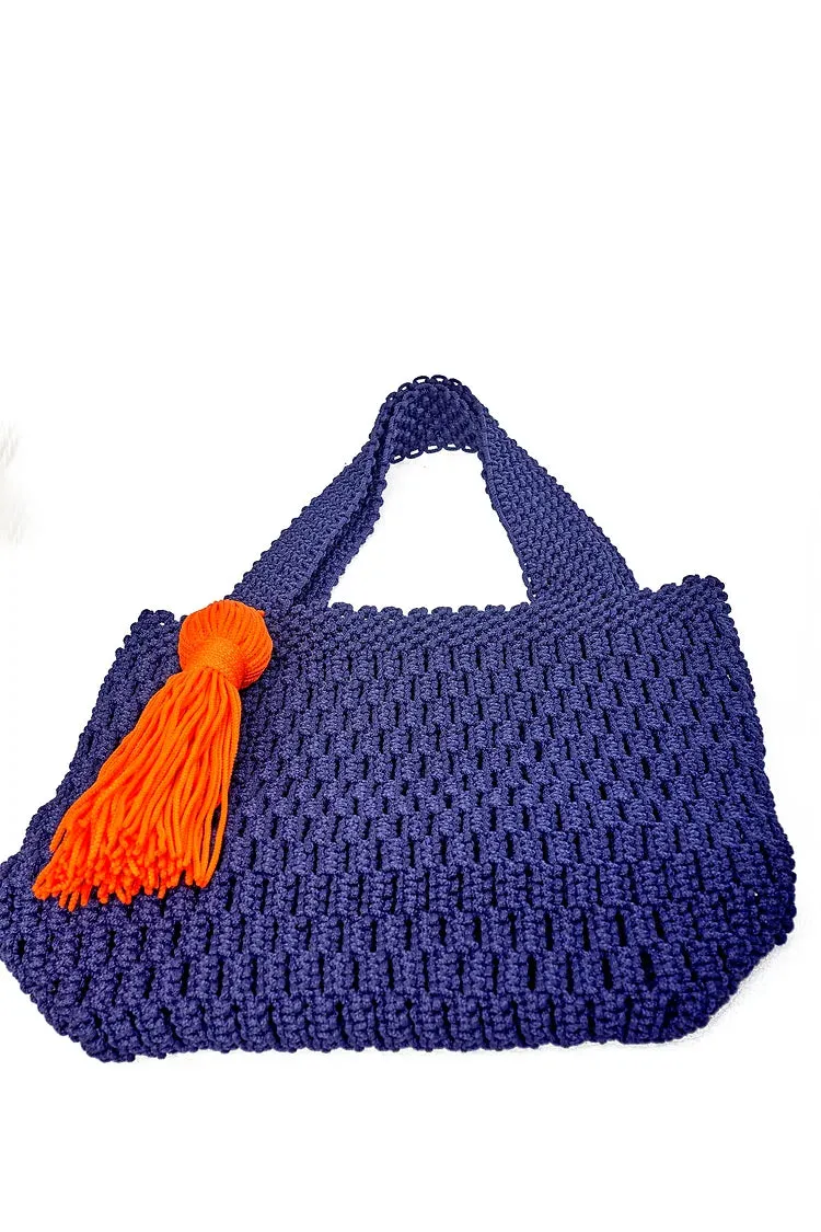 LANGA Woven Shopper Tote bag