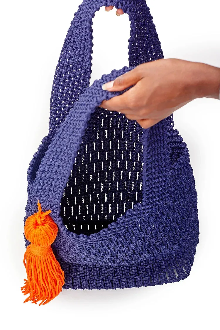 LANGA Woven Shopper Tote bag