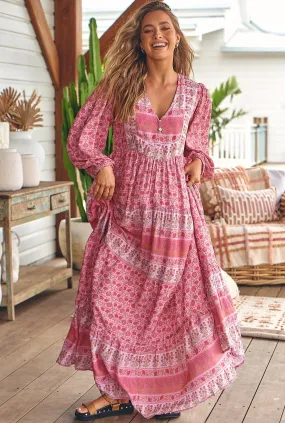 Leanne Maxi Dress - Pink