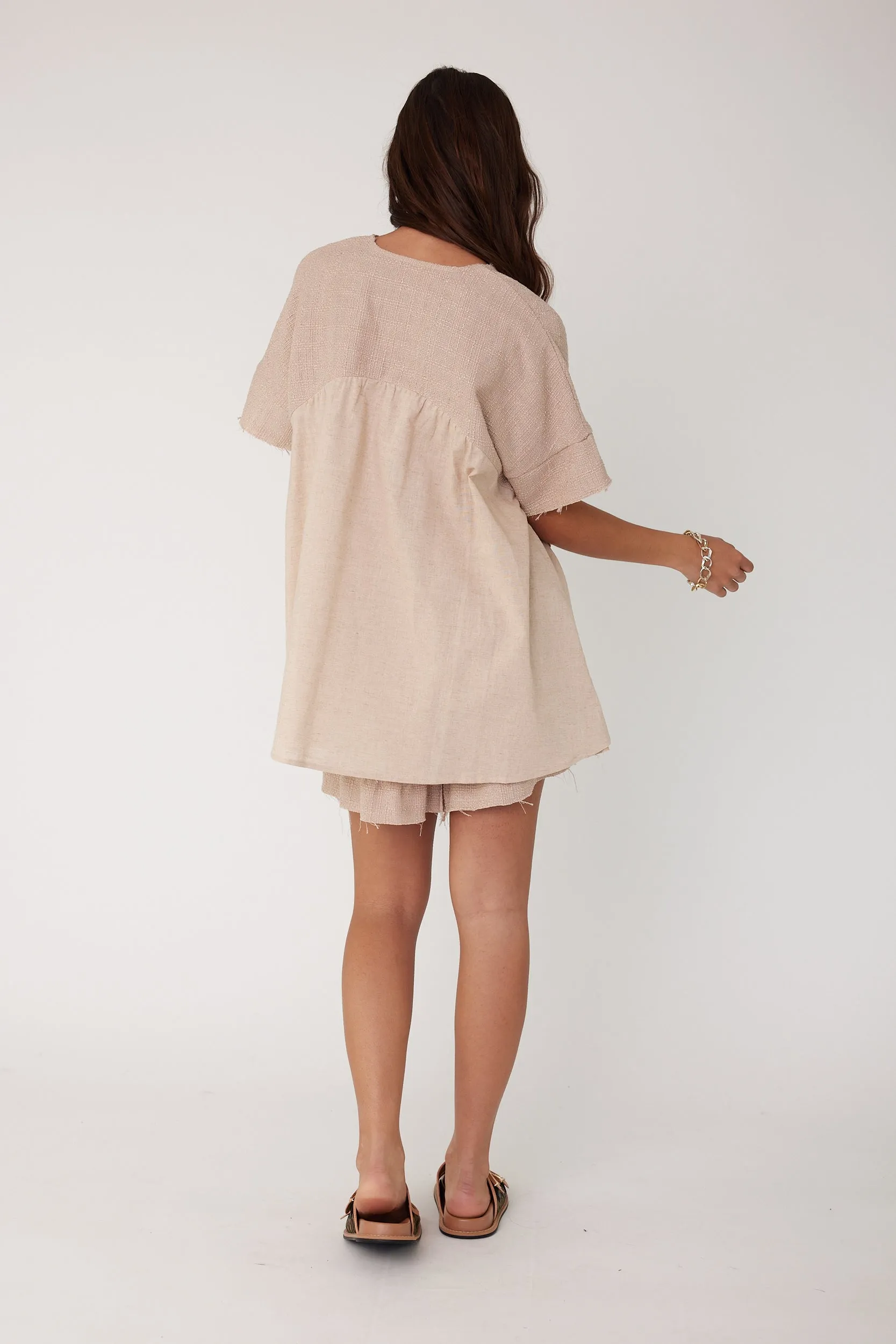 LUNA Shorts Beige