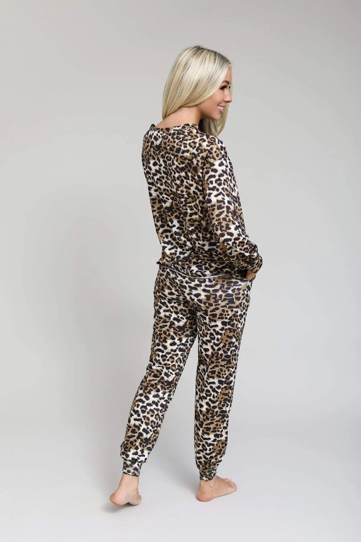 Luxe Leopard Lounge Set