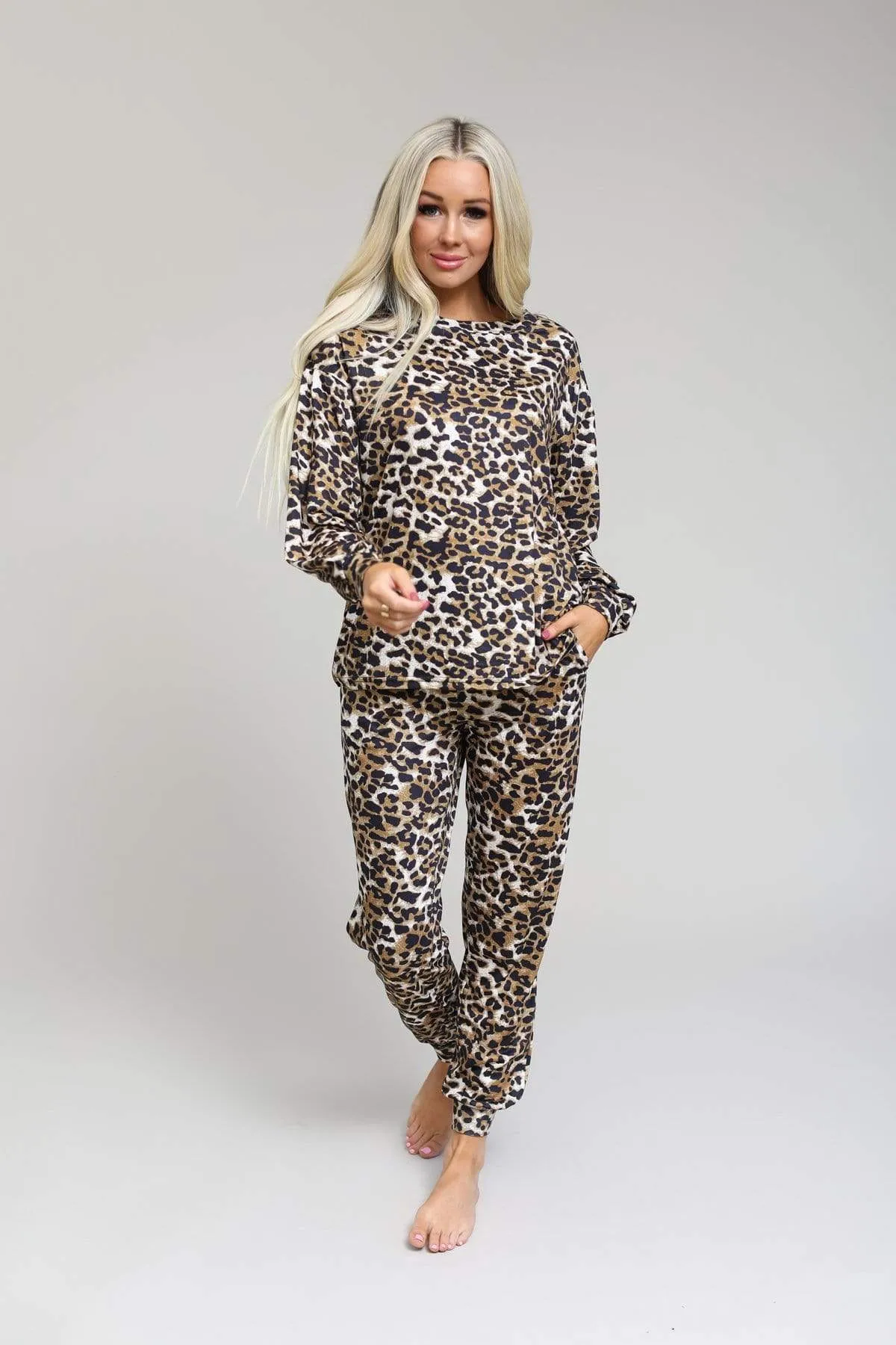 Luxe Leopard Lounge Set