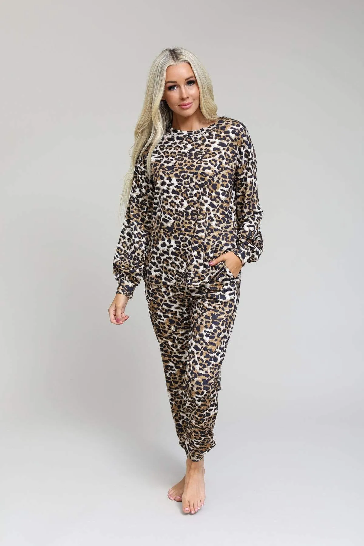 Luxe Leopard Lounge Set