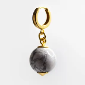 Marble Sphere earring