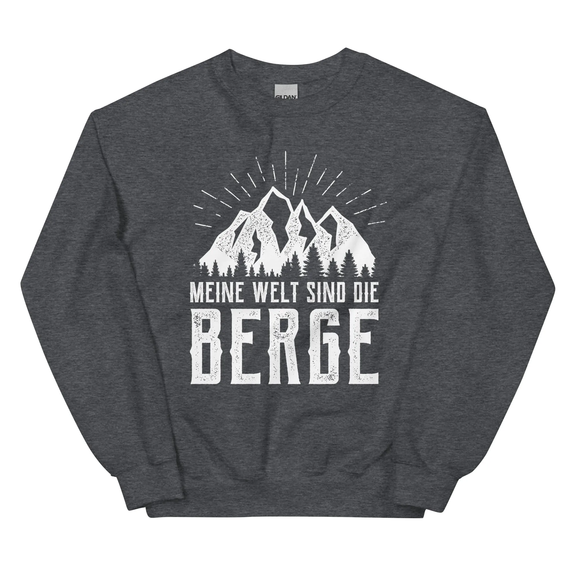 Meine Welt sind die Berge - Sweatshirt (Unisex)