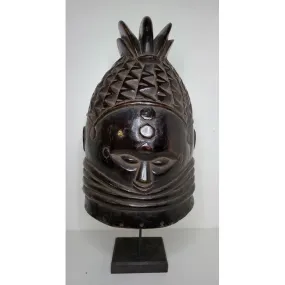 Mende Sande Helmut Mask, Sierra Leone #144