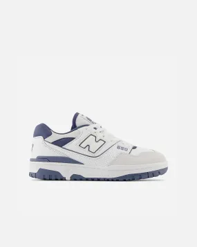 New Balance BB550STG -  White with Vintage Indigo